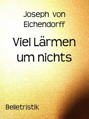 cover image of Viel Lärmen um nichts